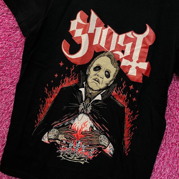 Ghost Cardinal Copia Occult Ritual Gothic Metal Band Tee S - Picture 4 of 4